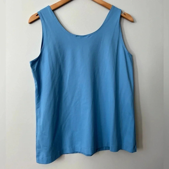 Chicos  Blue Tank Top | Size 2 (Plus) - Picture 4 of 5